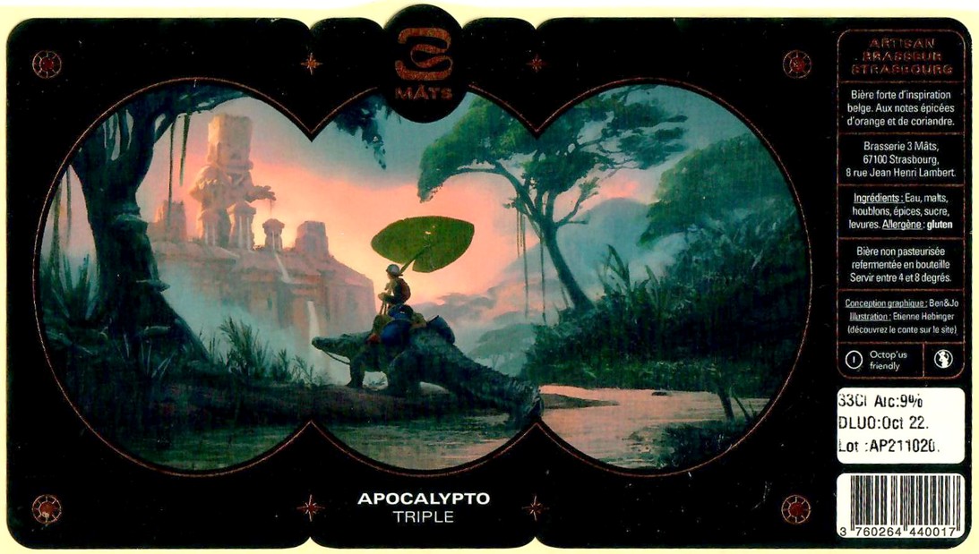 Etiquette BRASSERIE 3 MATS 04