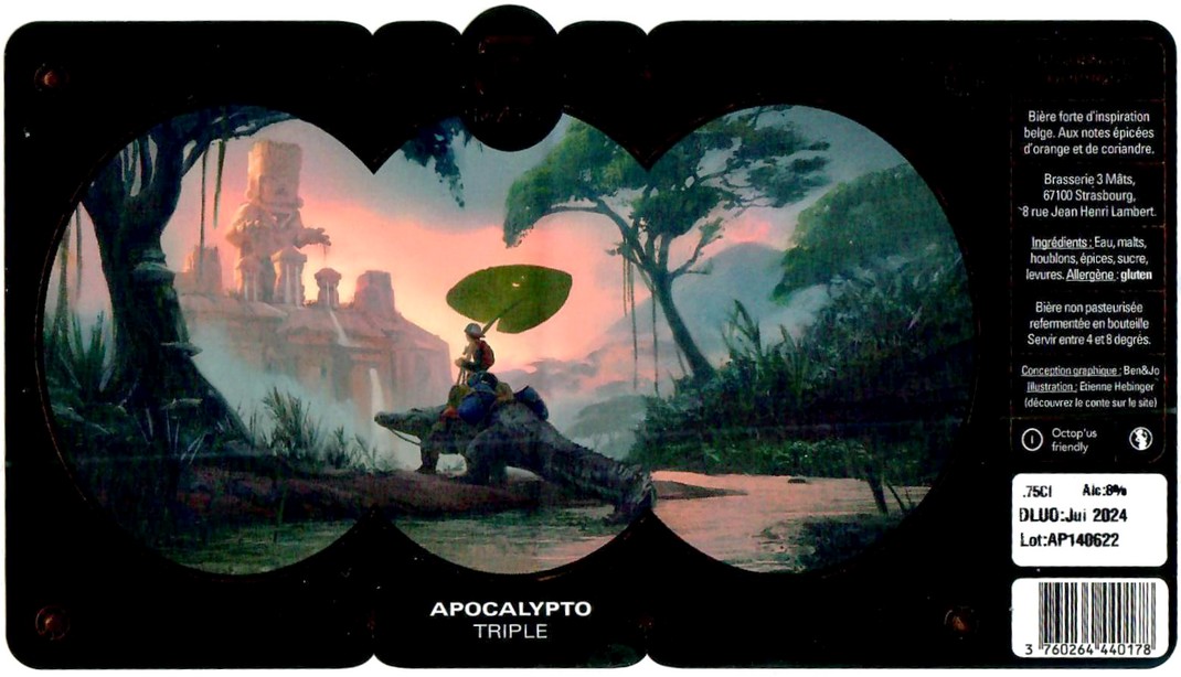 Etiquette BRASSERIE 3 MATS 07