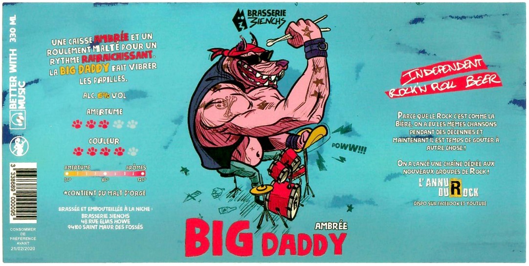 Etiquette BRASSERIE 3IENCHS 09