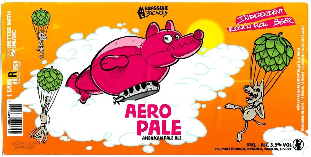 Etiquette BRASSERIE 3IENCHS 22