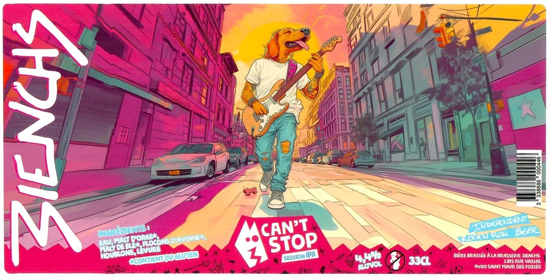 Etiquette BRASSERIE 3IENCHS 28