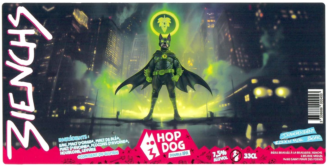 Etiquette BRASSERIE 3IENCHS 30