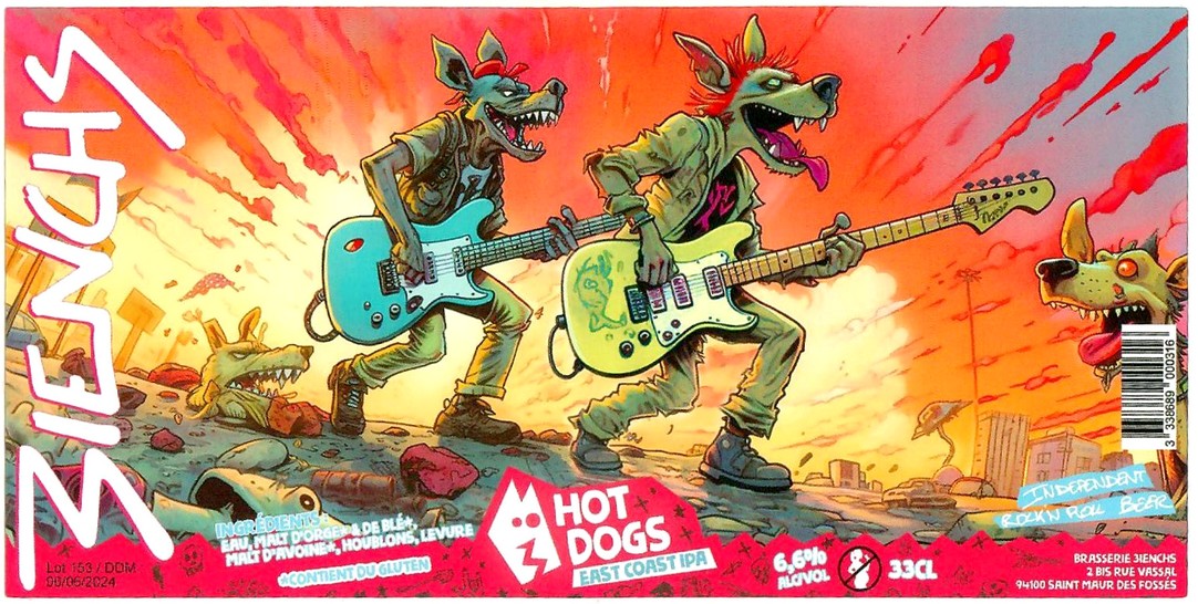 Etiquette BRASSERIE 3IENCHS 32