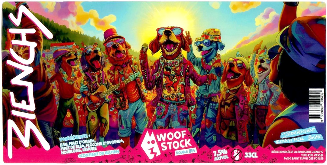 Etiquette BRASSERIE 3IENCHS 33