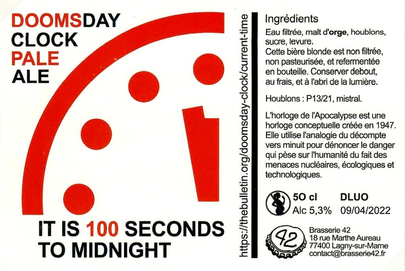 Etiquette BRASSERIE 42 05