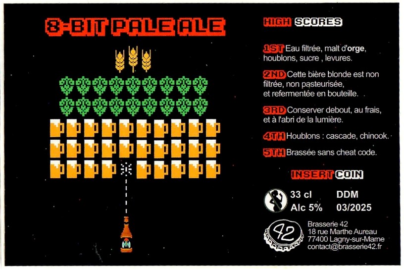 Etiquette BRASSERIE 42 08