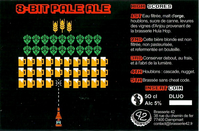 Etiquette BRASSERIE 42 12