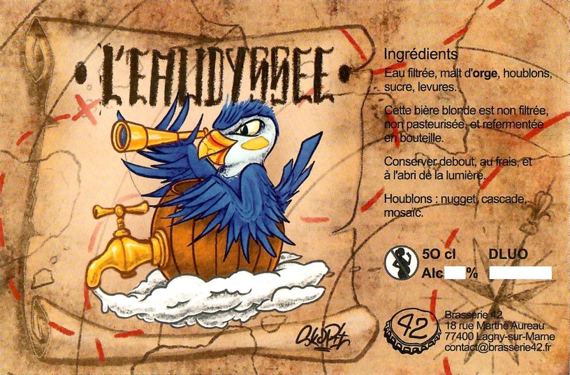 Etiquette BRASSERIE 42 13