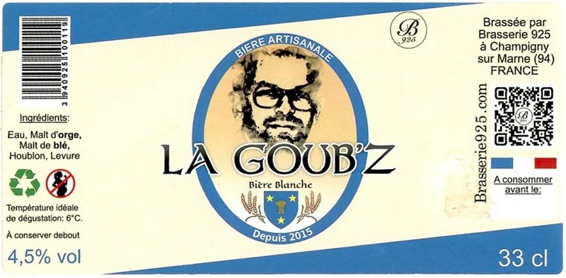 Etiquette BRASSERIE 925 03