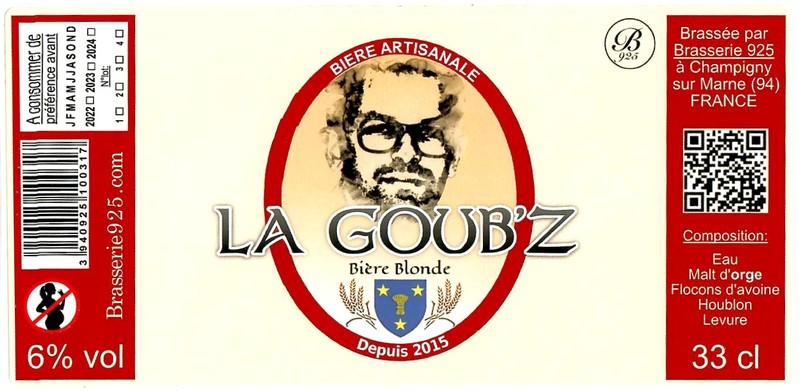 Etiquette BRASSERIE 925 05