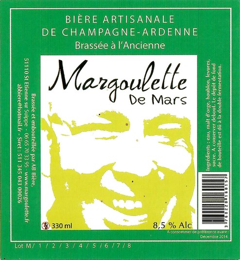 Etiquette BRASSERIE AB BIERE 26 51