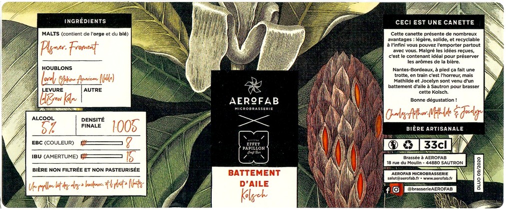 Etiquette BRASSERIE AEROFAB 06