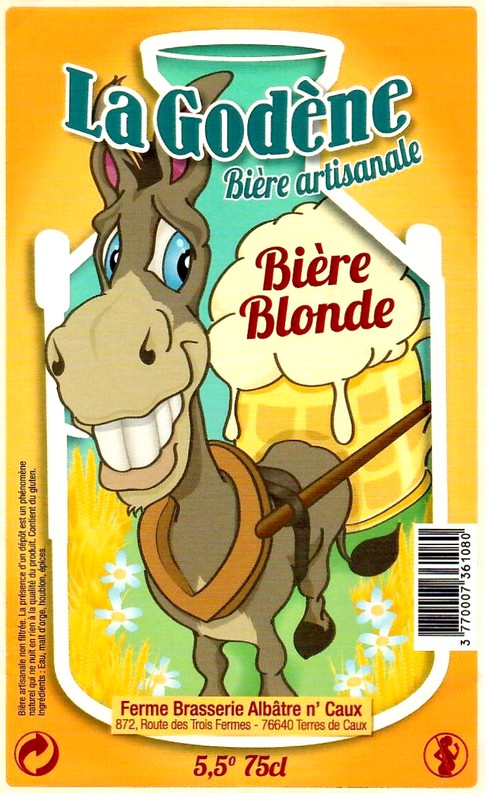 Etiquette BRASSERIE ALBATRE N'CAUX 04