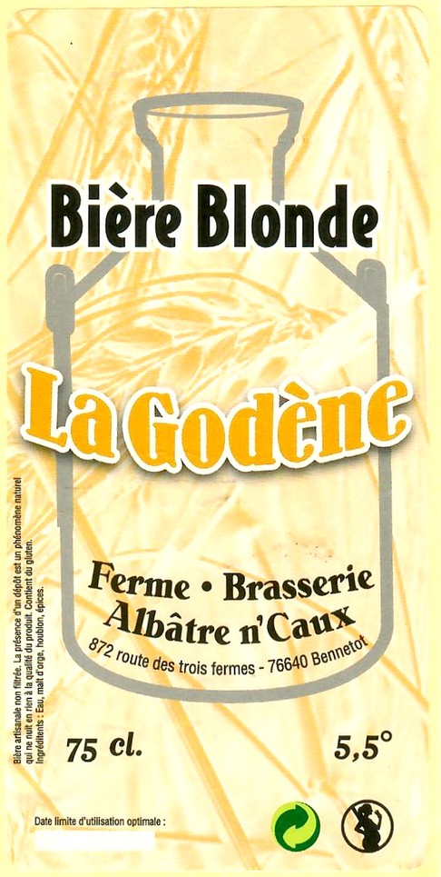 Etiquette BRASSERIE ALBATRE N'CAUX 14