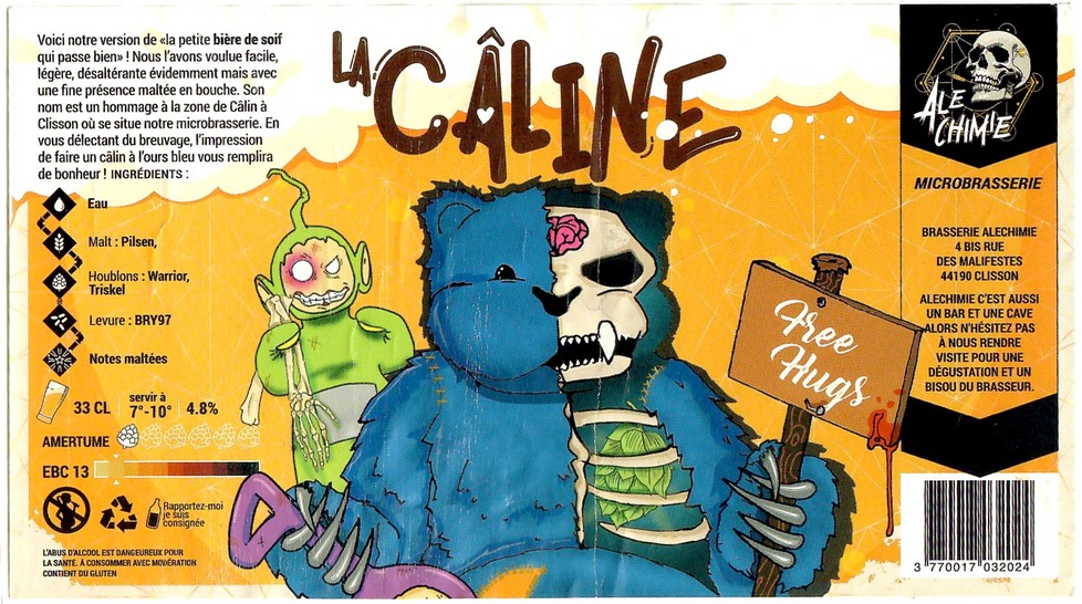 Etiquette BRASSERIE ALECHIMIE 03