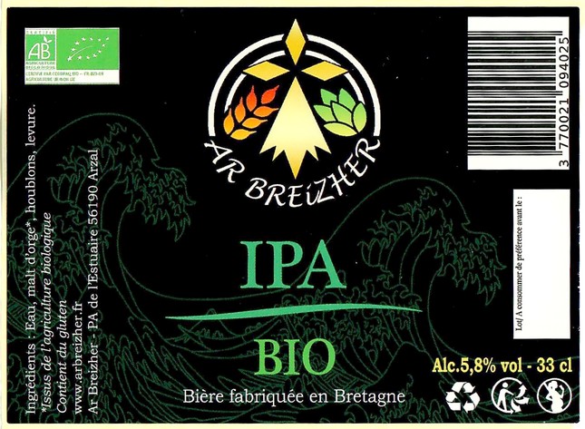 Etiquette BRASSERIE AR BREIZHER 09