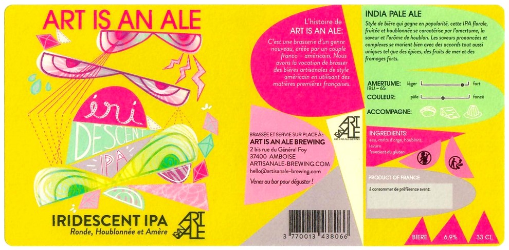 etiquette BRASSERIE ART IS AN ALE 03