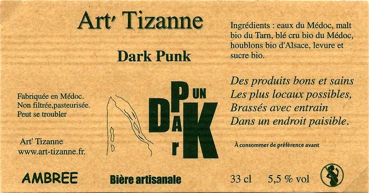 etiquette BRASSERIE ART TIZANNE 01