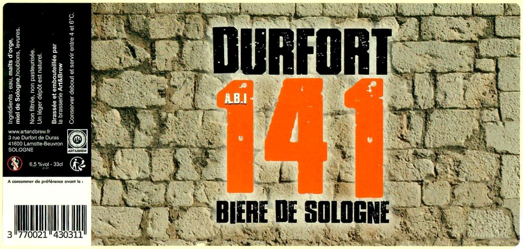 Etiquette BRASSERIE ART&BREW 10