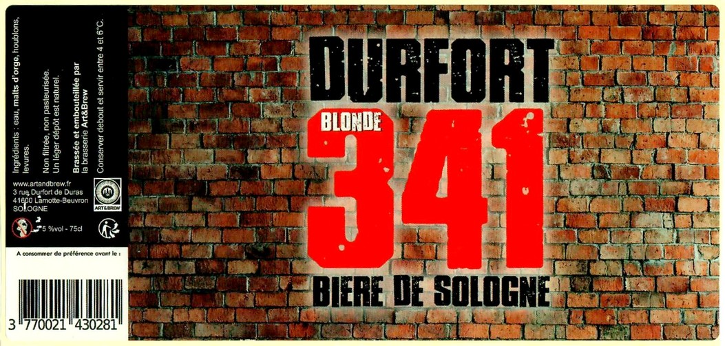 Etiquette BRASSERIE ART&BREW 16