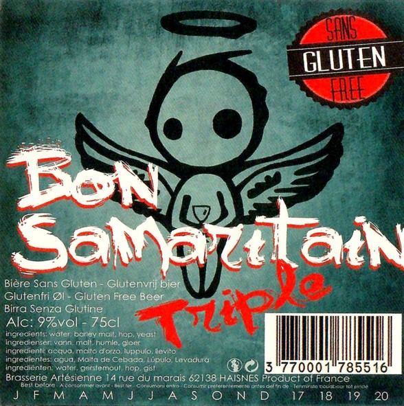 Etiquette BRASSERIE ARTESIENNE 168