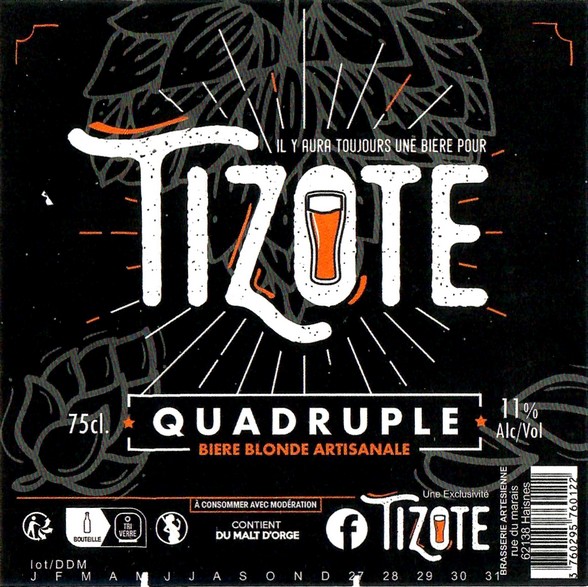 Etiquette BRASSERIE ARTESIENNE 183