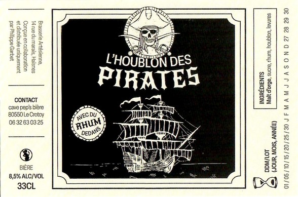 Etiquette BRASSERIE ARTESIENNE 196