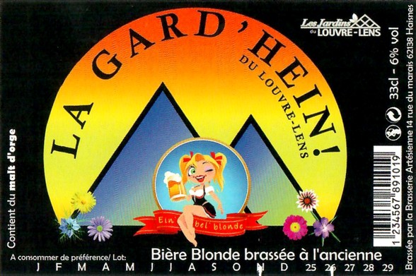 Etiquette BRASSERIE ARTESIENNE 202