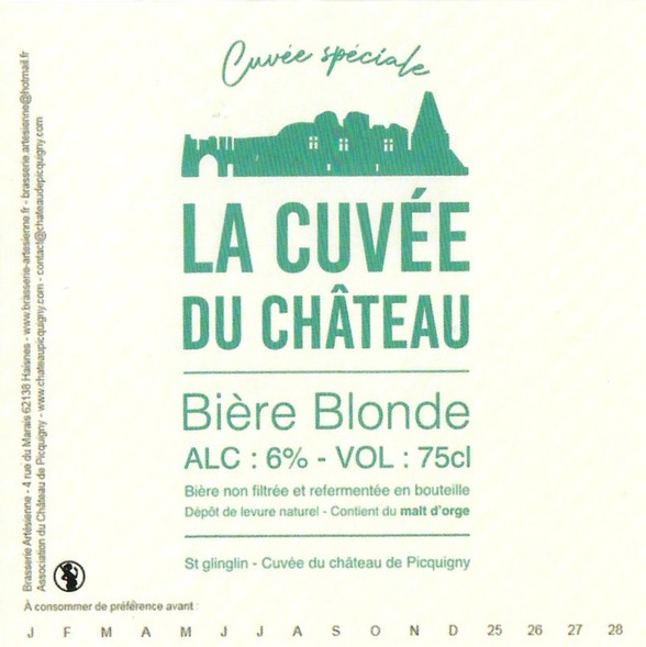 Etiquette BRASSERIE ARTESIENNE 226