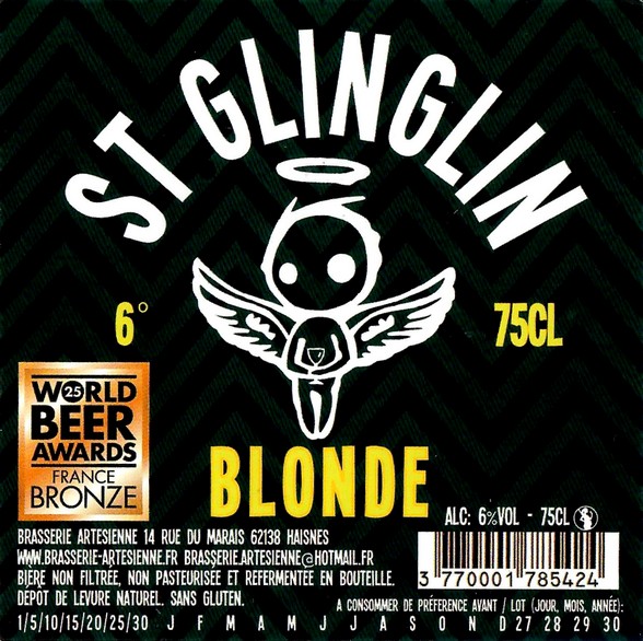 Etiquette BRASSERIE ARTESIENNE 253