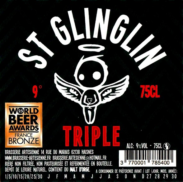 Etiquette BRASSERIE ARTESIENNE 257