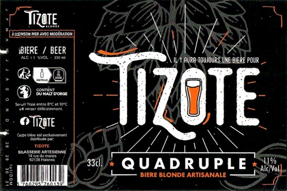 Etiquette BRASSERIE ARTESIENNE 271