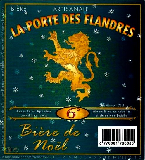 etiquette BRASSERIE ARTESIENNE 38