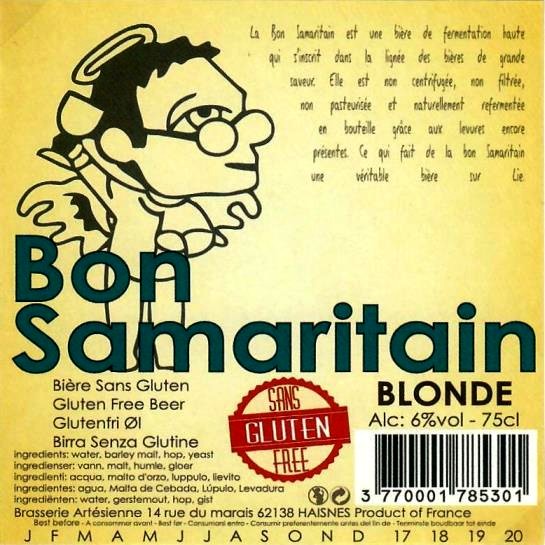 etiquette BRASSERIE ARTESIENNE 52