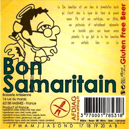 etiquette BRASSERIE ARTESIENNE 76