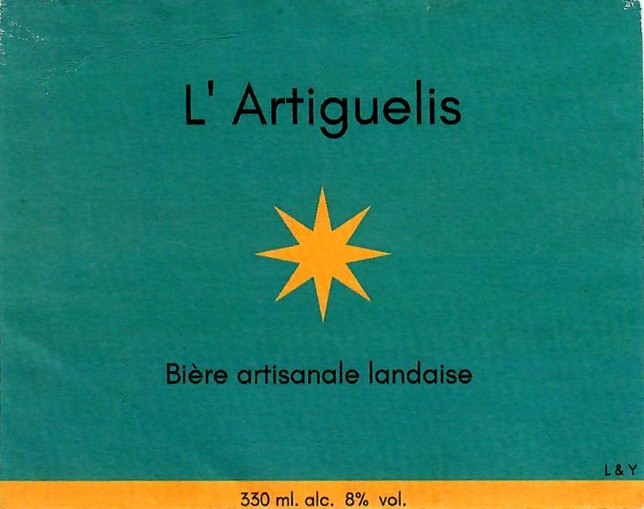 etiquette  BRASSERIE ARTIGUELIS 06