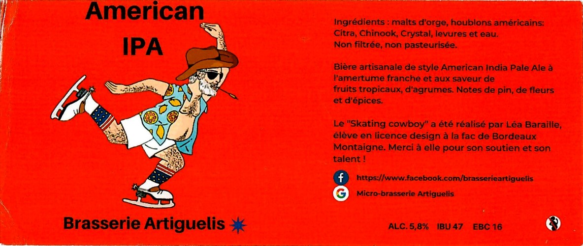 etiquette  BRASSERIE ARTIGUELIS 09