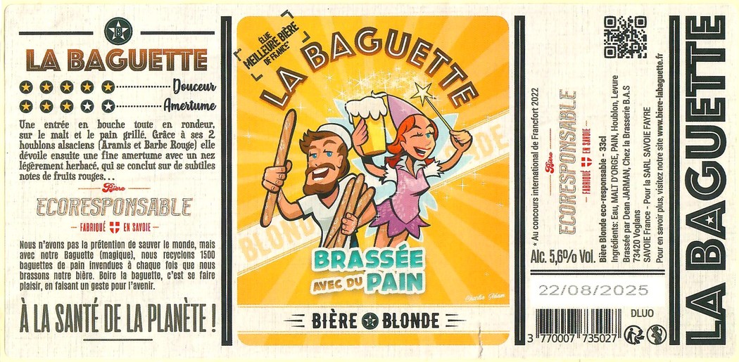 Etiquette BRASSERIE ARTISANALE DE SABAUDIA 23