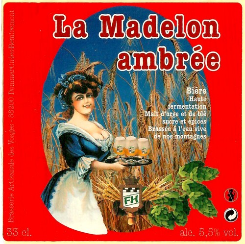 Etiquette BRASSERIE ARTISANALE DES VOSGES 15