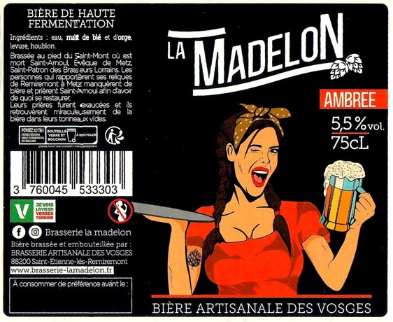 Etiquette BRASSERIE ARTISANALE DES VOSGES 49