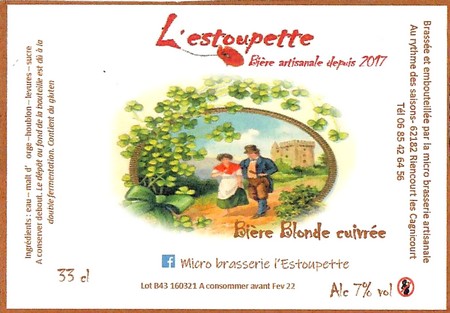 Etiquette BRASSERIE AU RYTHME DES SAISONS 40