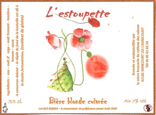 Etiquette BRASSERIE AU RYTHME DES SAISONS 43