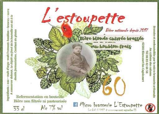 Etiquette BRASSERIE AU RYTHME DES SAISONS 56