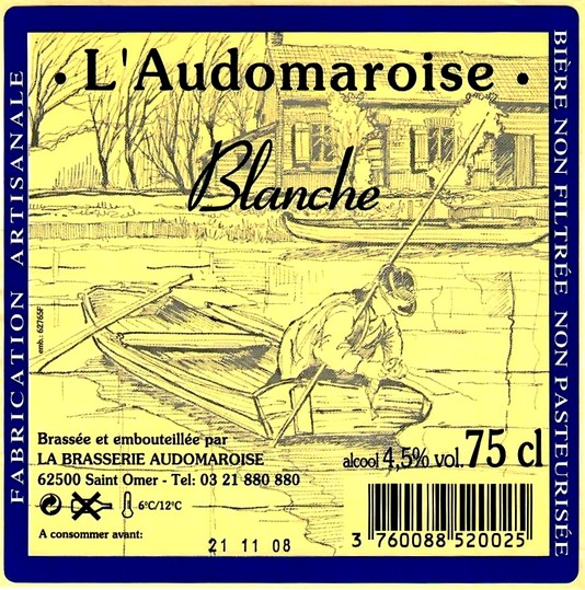 etiquette BRASSERIE AUDOMAROISE 13