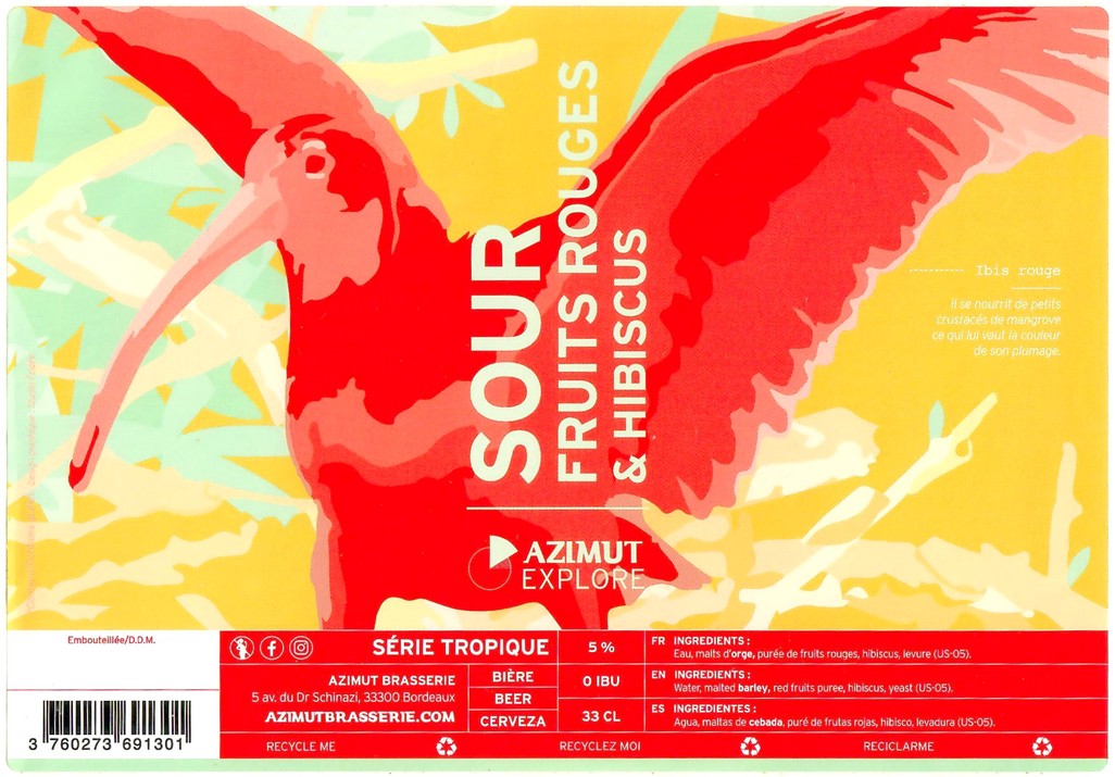 Etiquette BRASSERIE AZIMUT 46