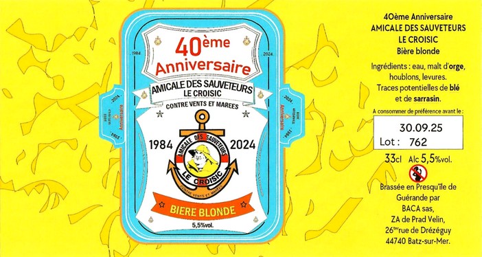 Etiquette BRASSERIE BACA 44