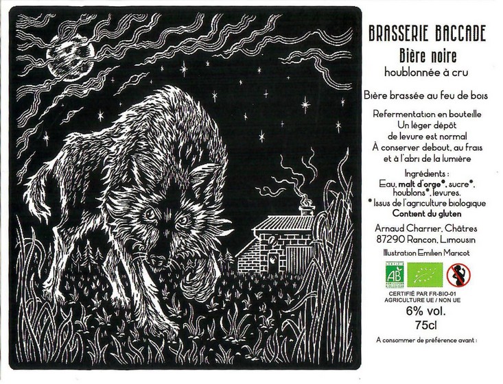 Etiquette BRASSERIE BACCADE 09