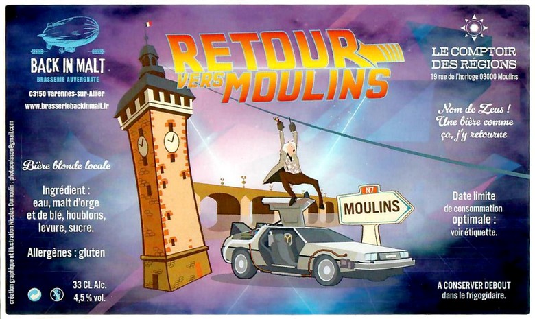 Etiquette BRASSERIE BACK IN MALT 07