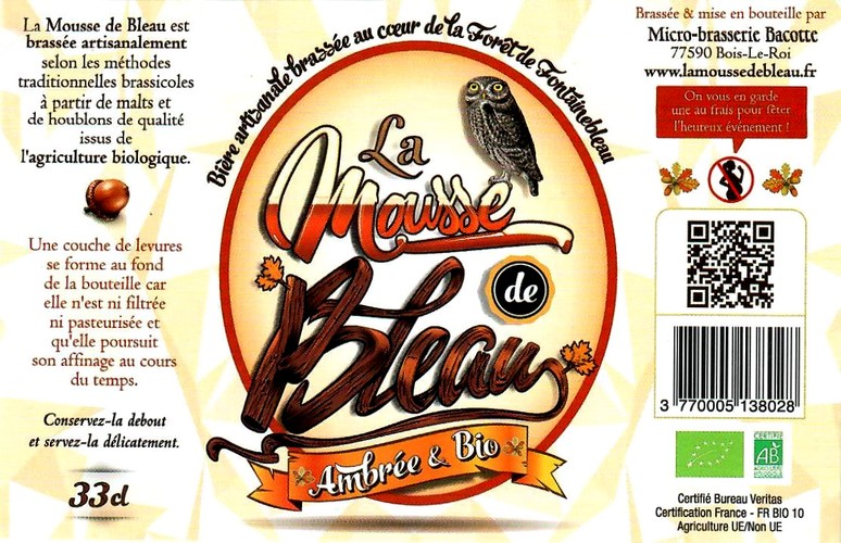 Etiquette BRASSERIE BACOTTE 08