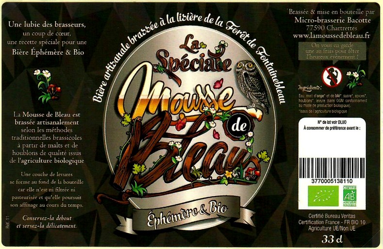 Etiquette BRASSERIE BACOTTE 12